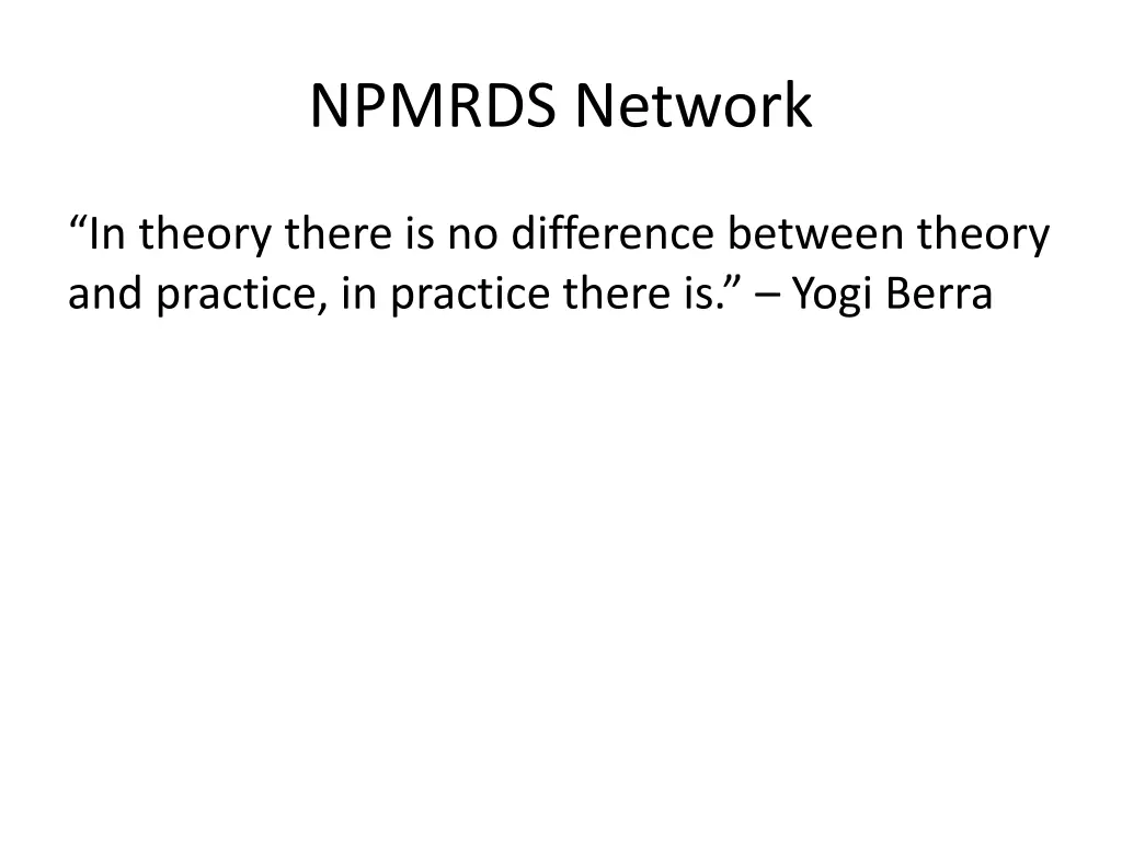 npmrds network 1