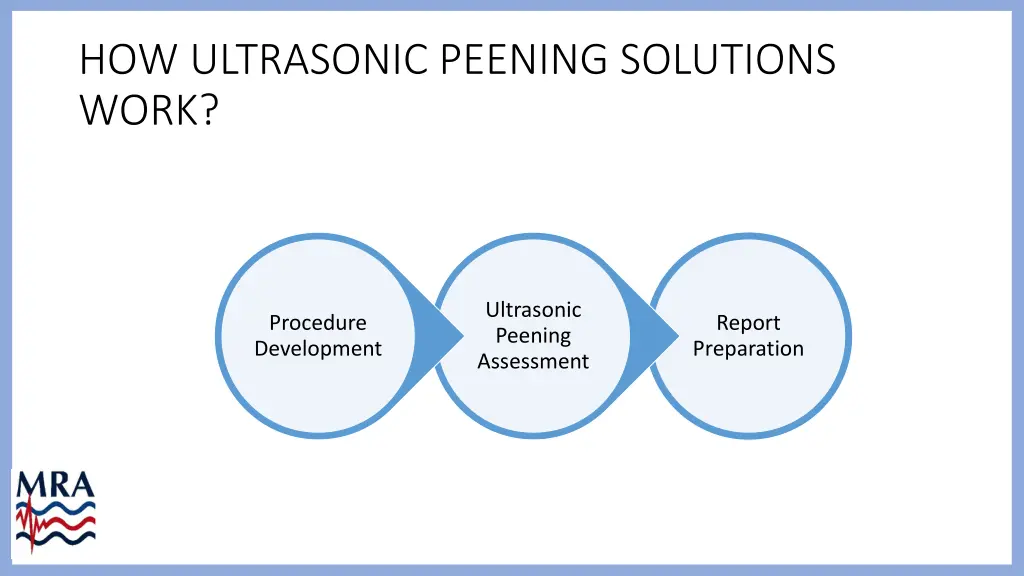 how ultrasonic peening solutions work