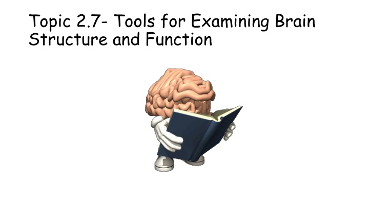 topic 2 7 tools for examining brain structure