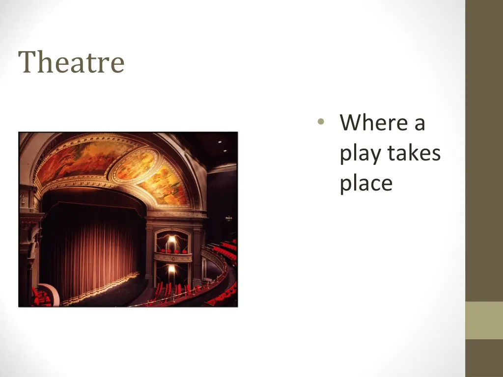 theatre