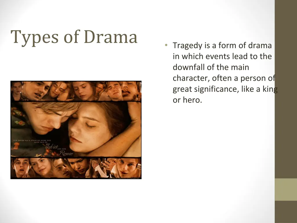 types of drama 2