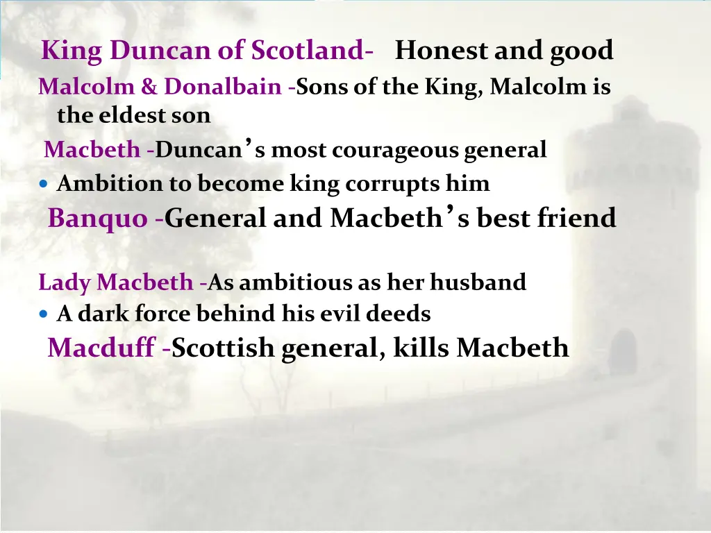 king duncan of scotland honest and good malcolm