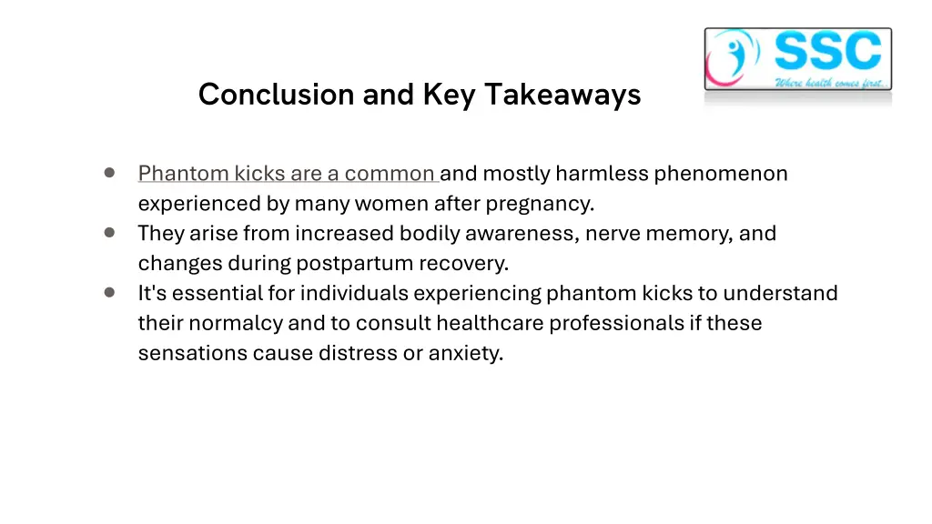 conclusion and key takeaways