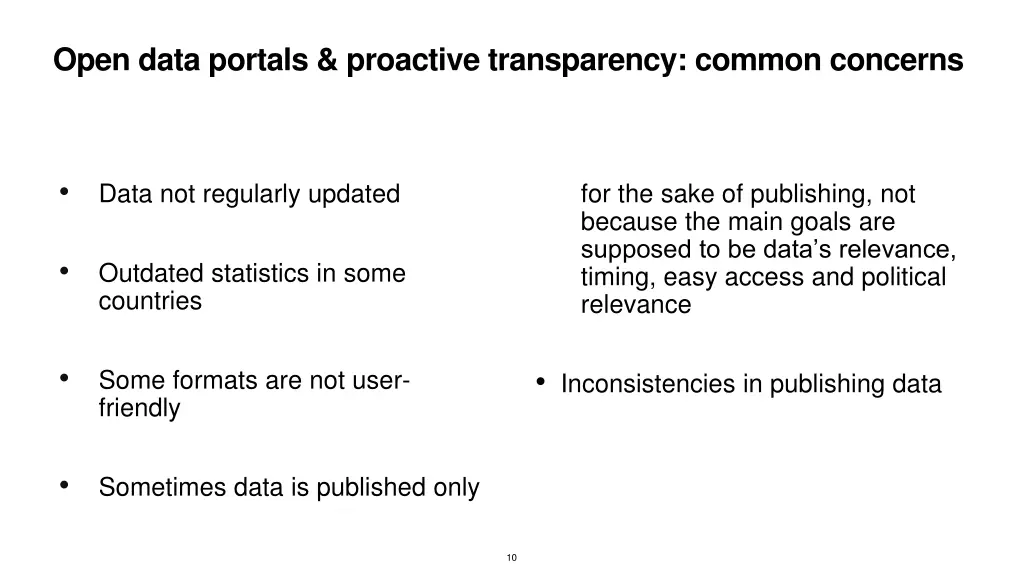 open data portals proactive transparency common