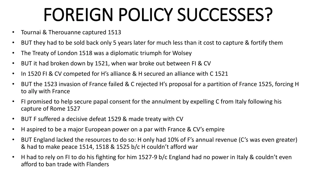 foreign policy successes foreign policy successes 1