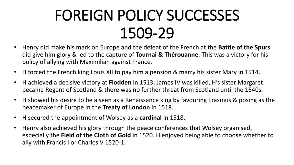 foreign policy successes foreign policy successes
