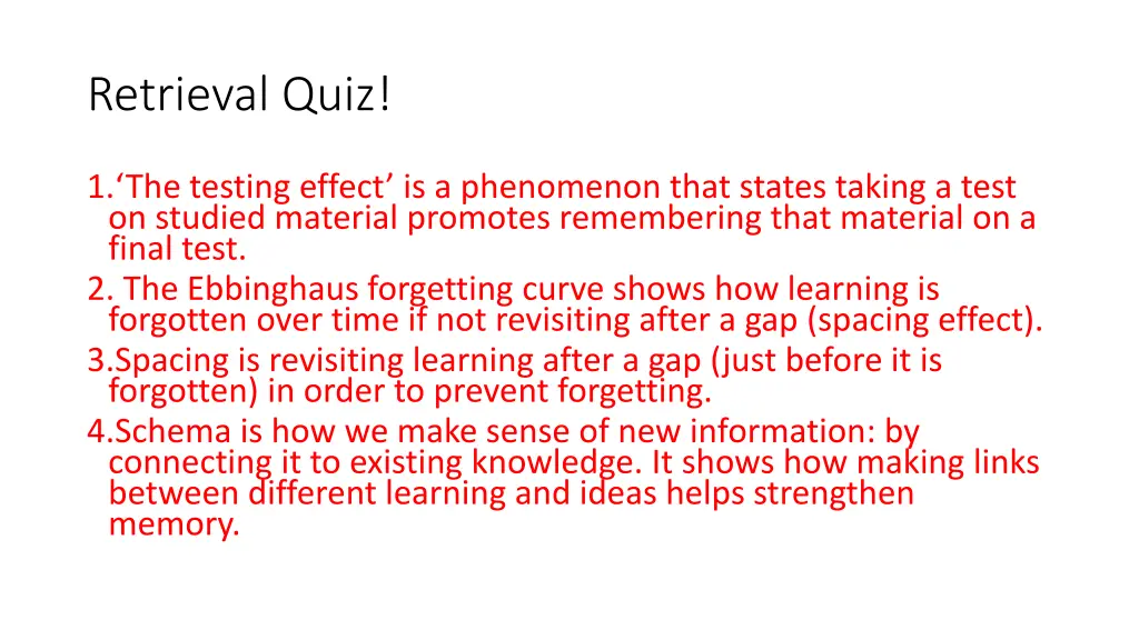 retrieval quiz 1