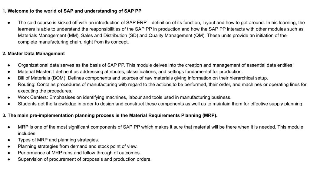 1 welcome to the world of sap and understanding