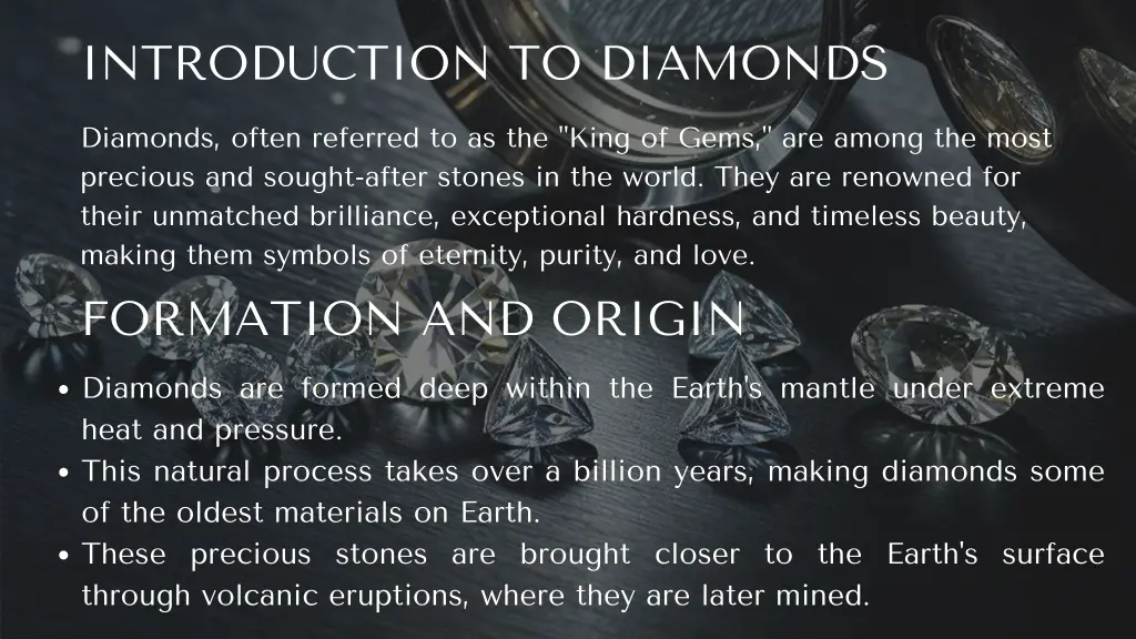 introduction to diamonds