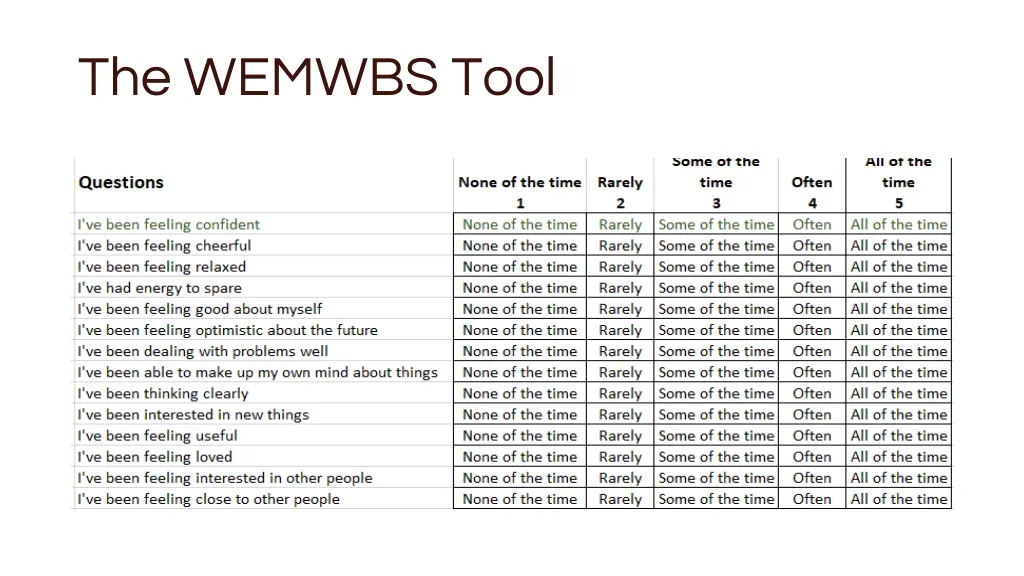 the wemwbs tool 1