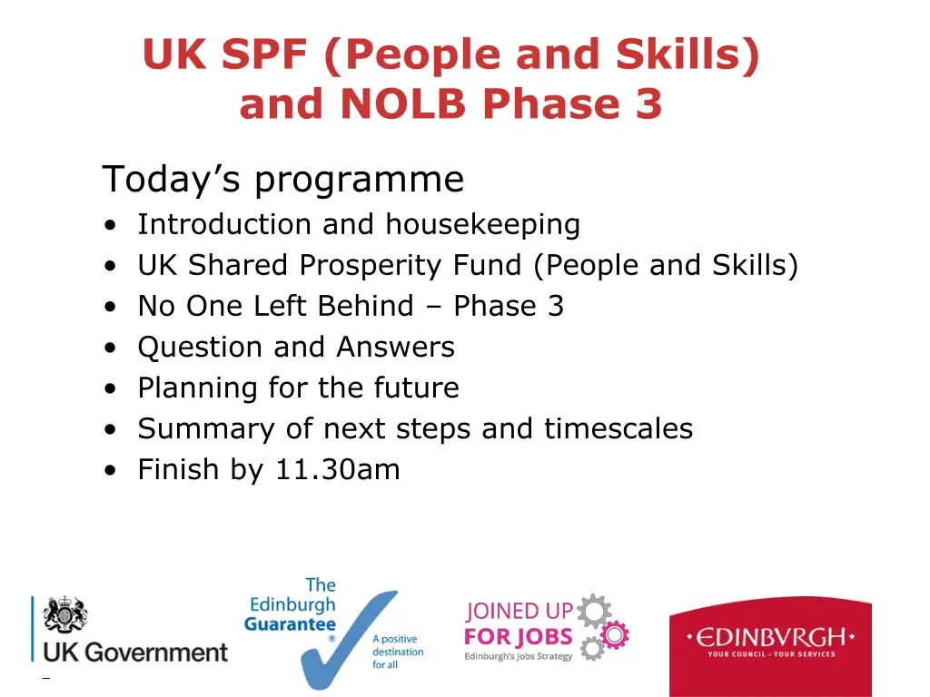 uk spf people and skills and nolb phase 3