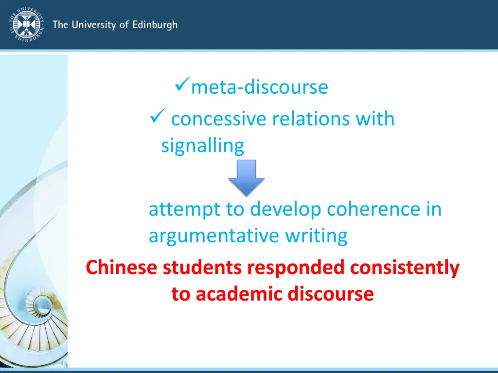 meta discourse concessive relations with