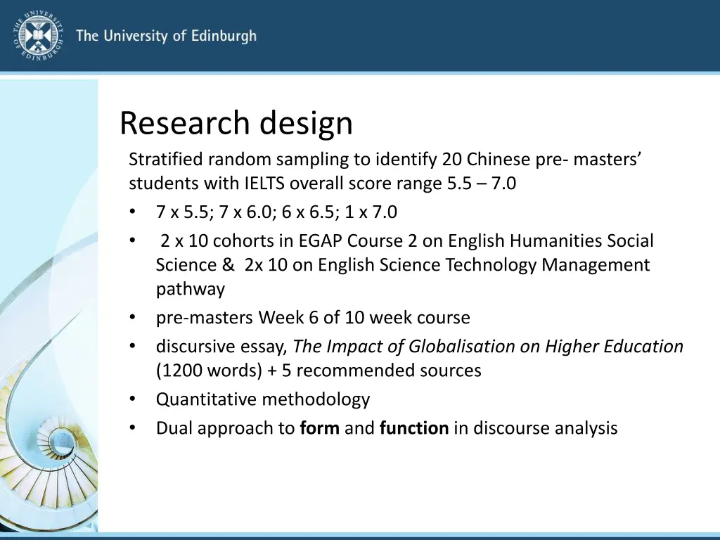 research design stratified random sampling