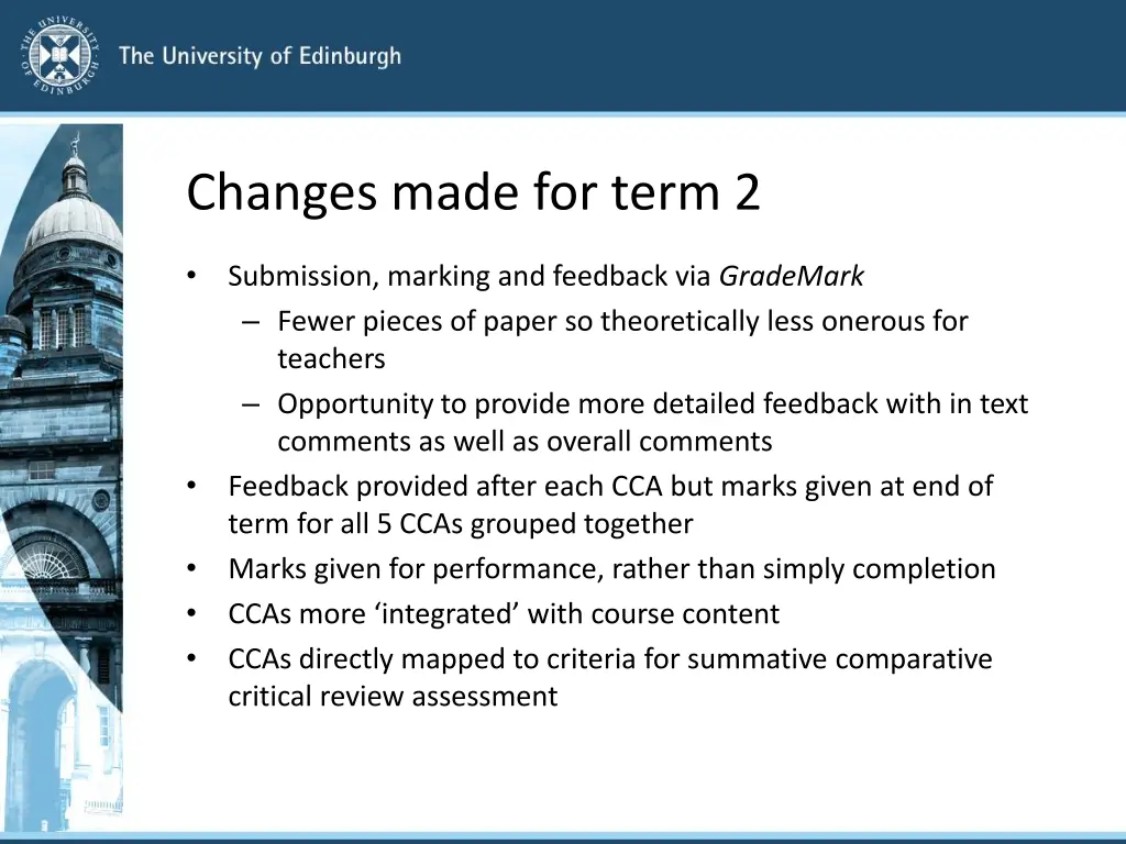 changes made for term 2