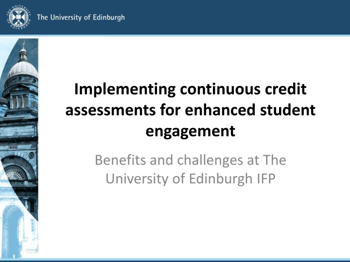 implementing continuous credit assessments