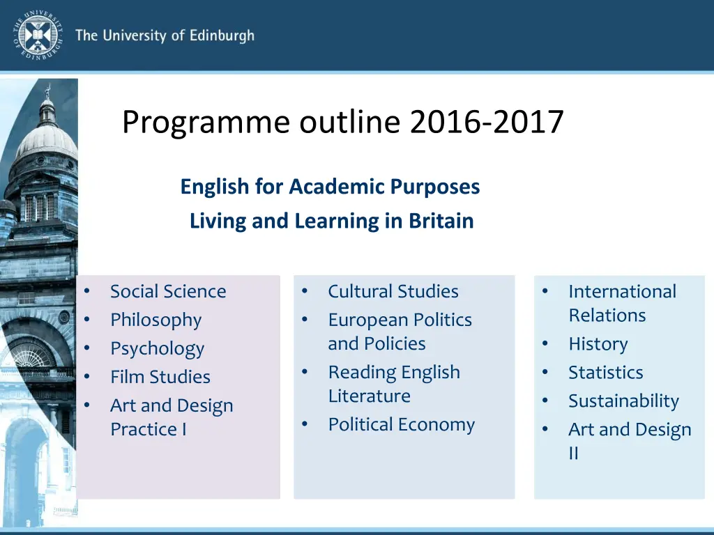 programme outline 2016 2017