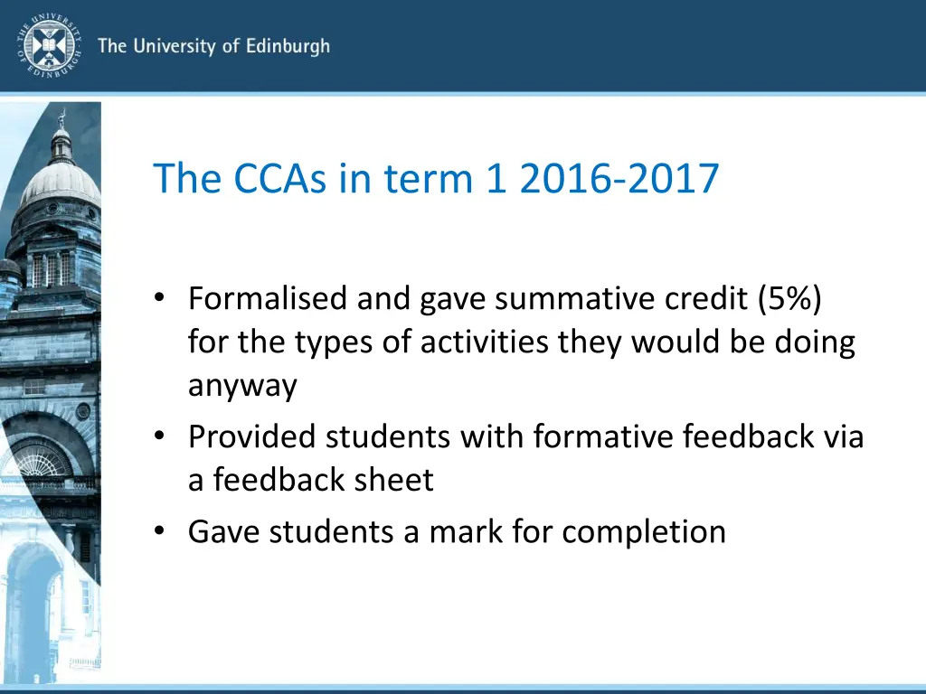 the ccas in term 1 2016 2017