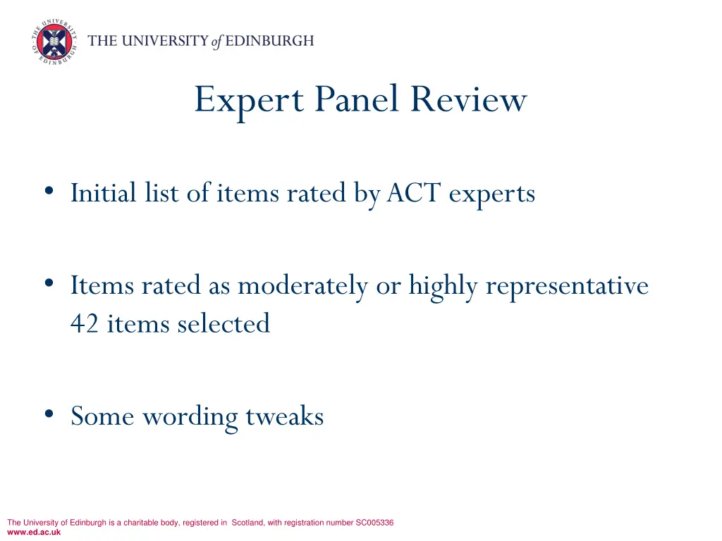 expert panel review