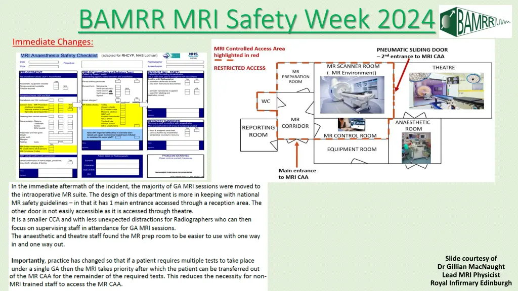 bamrr mri safety week 2024 immediate changes