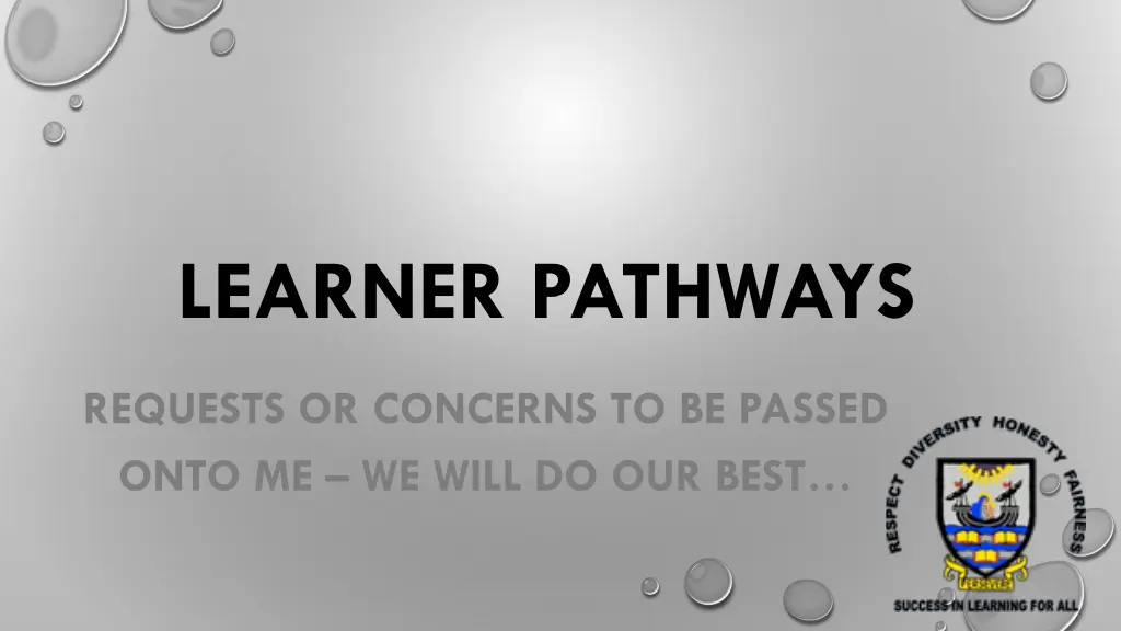 learner pathways