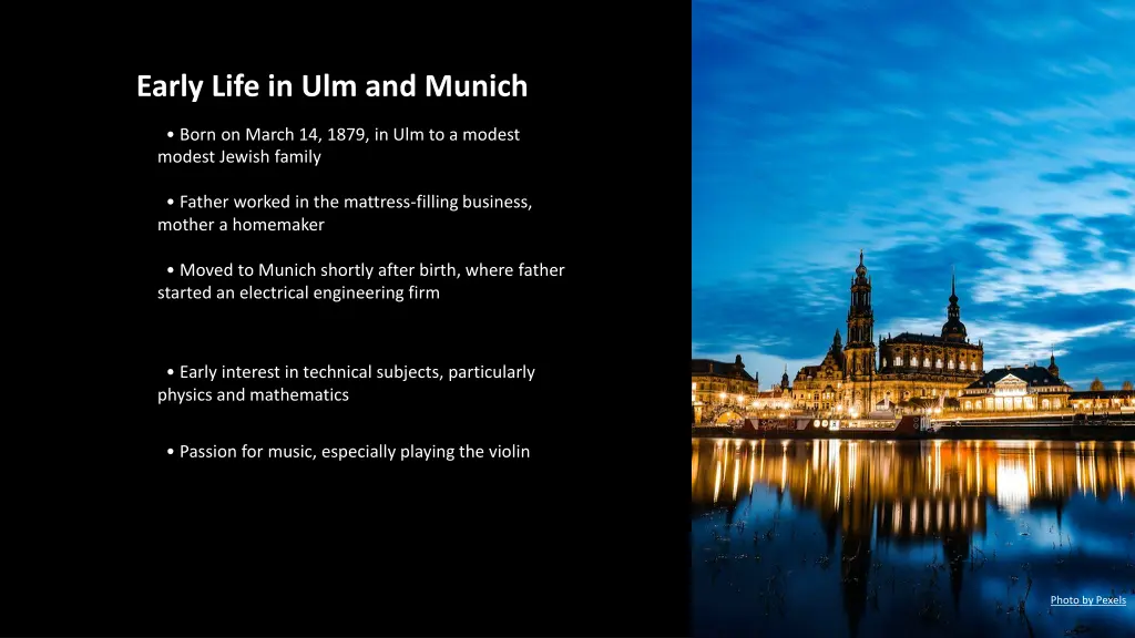 early life in ulm and munich