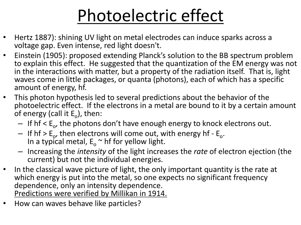 photoelectric effect