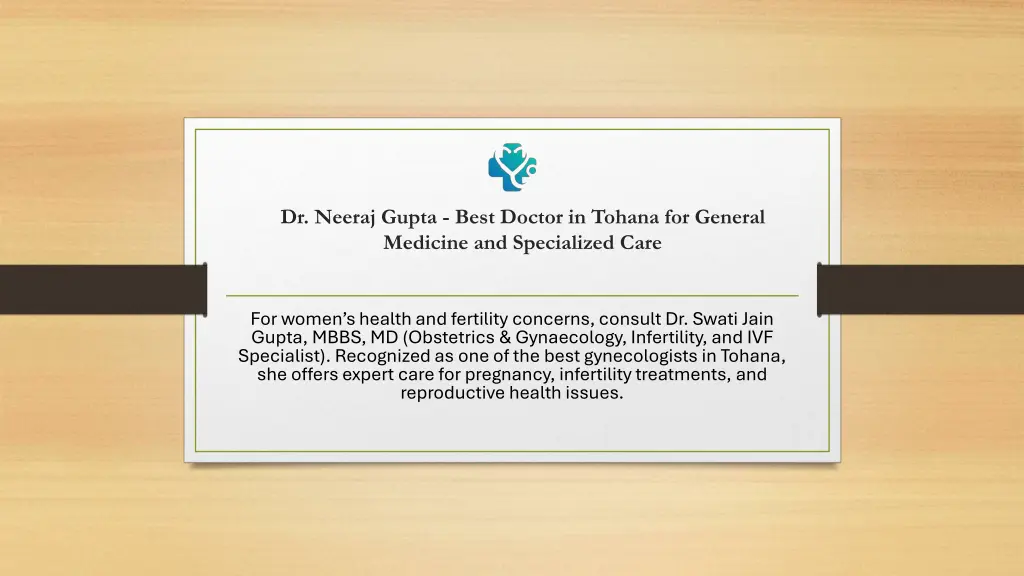 dr neeraj gupta best doctor in tohana for general