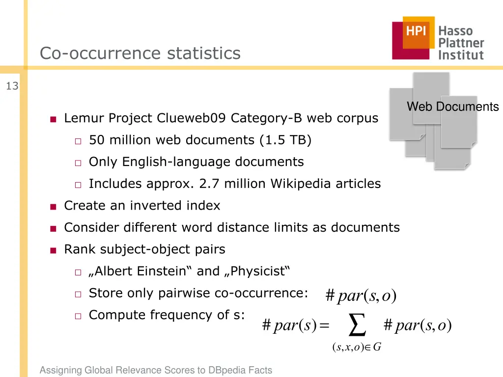 co occurrence statistics