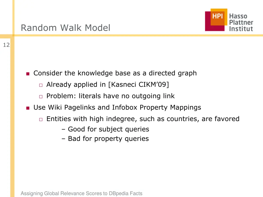 random walk model