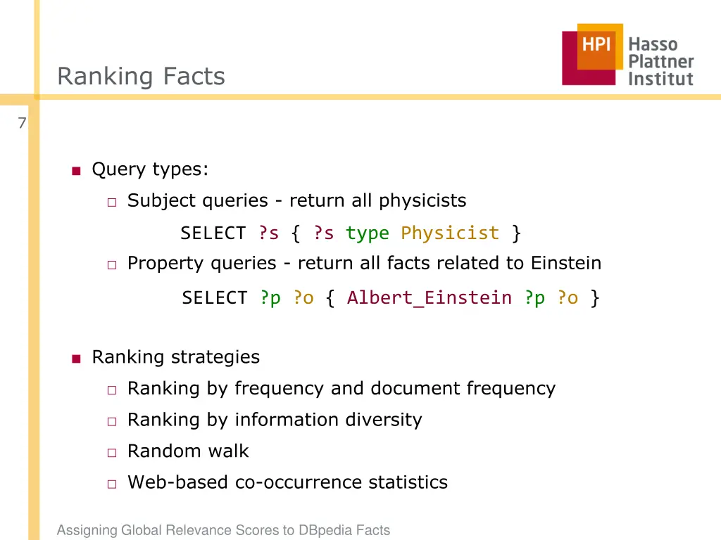 ranking facts