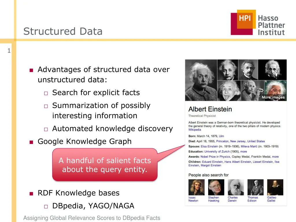 structured data