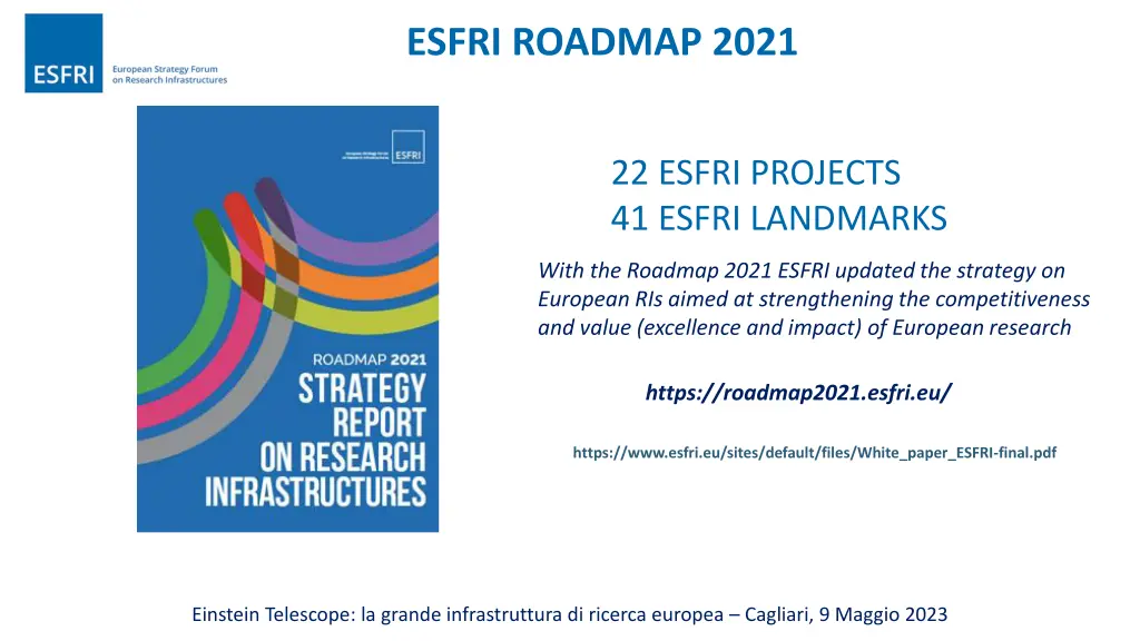 esfri roadmap 2021