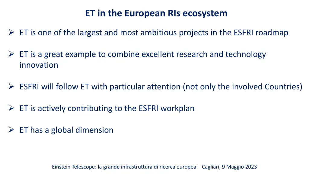 et in the european ris ecosystem