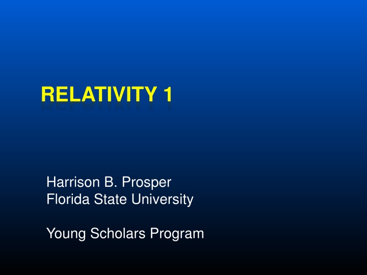 relativity 1