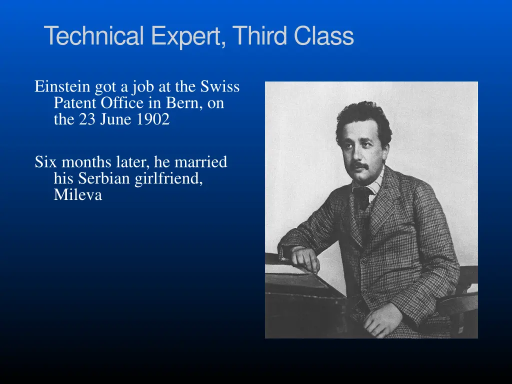 technical expert third class