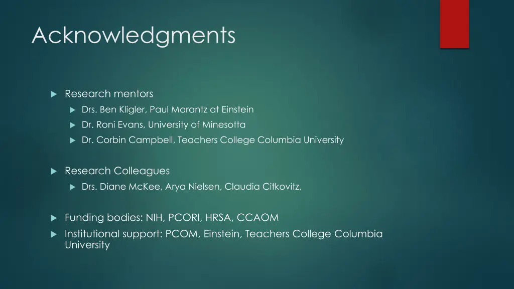 acknowledgments