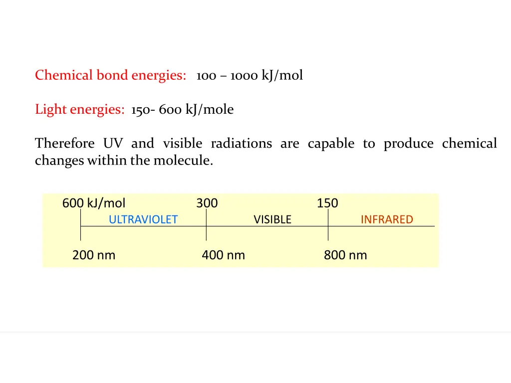 chemical bond energies 100 1000 kj mol