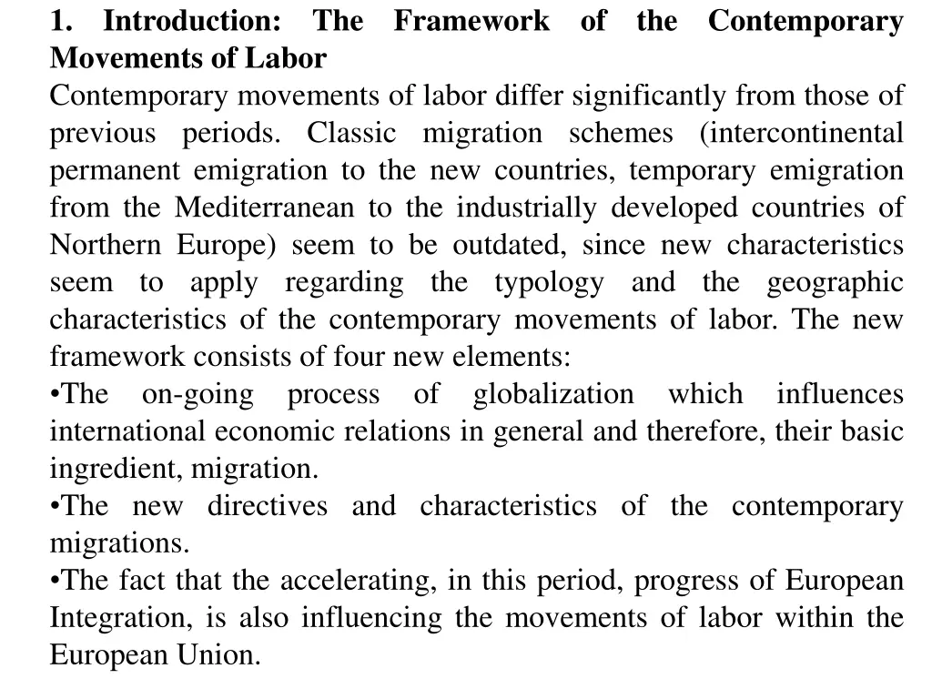 1 movements of labor contemporary movements