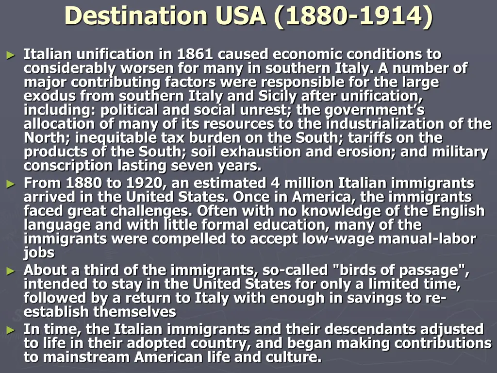 destination usa 1880 1914