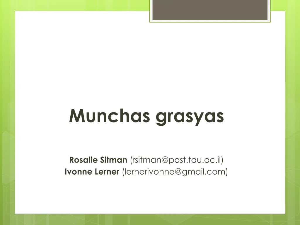 munchas grasyas