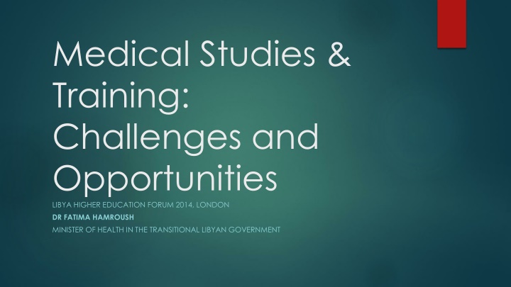 medical studies training challenges