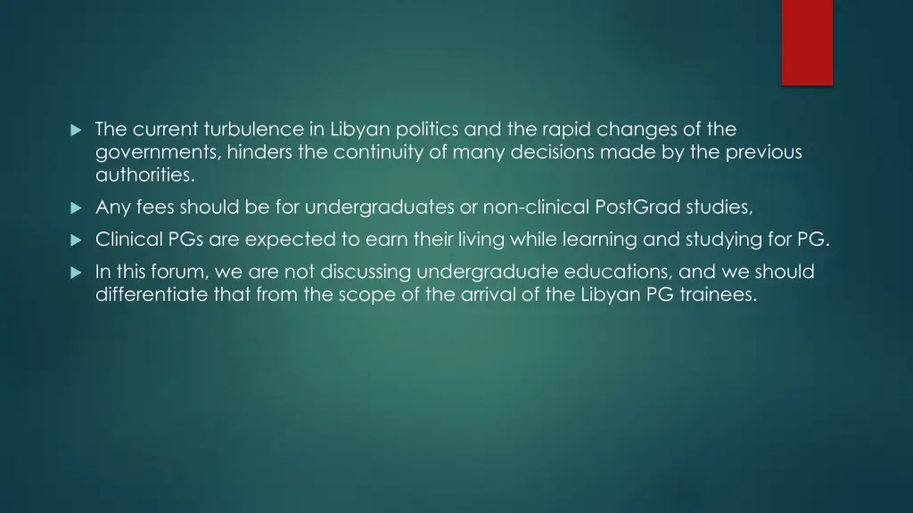 the current turbulence in libyan politics