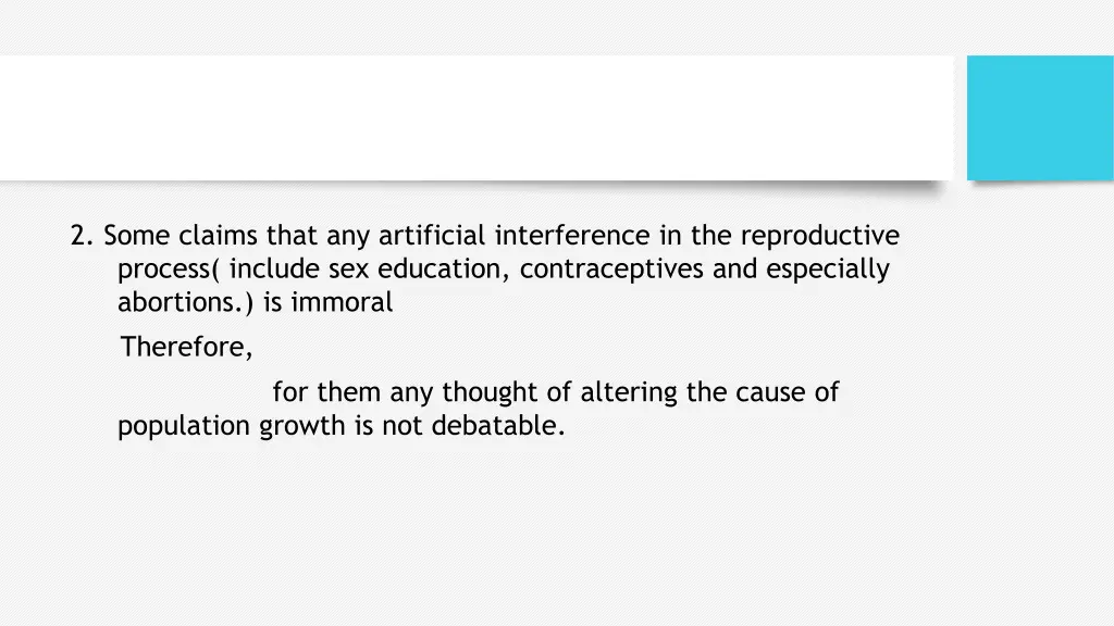 2 some claims that any artificial interference