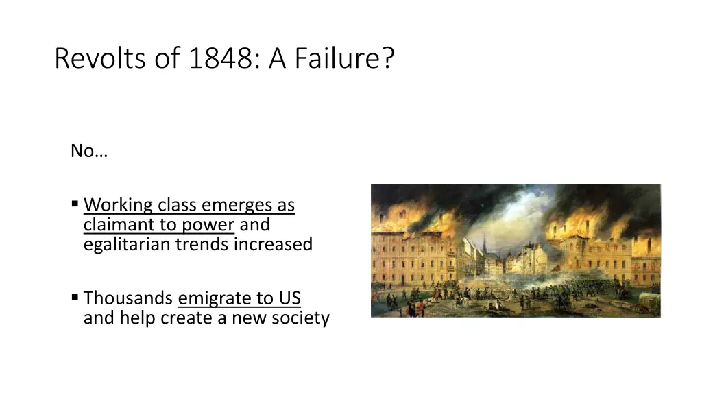 revolts of 1848 a failure 1