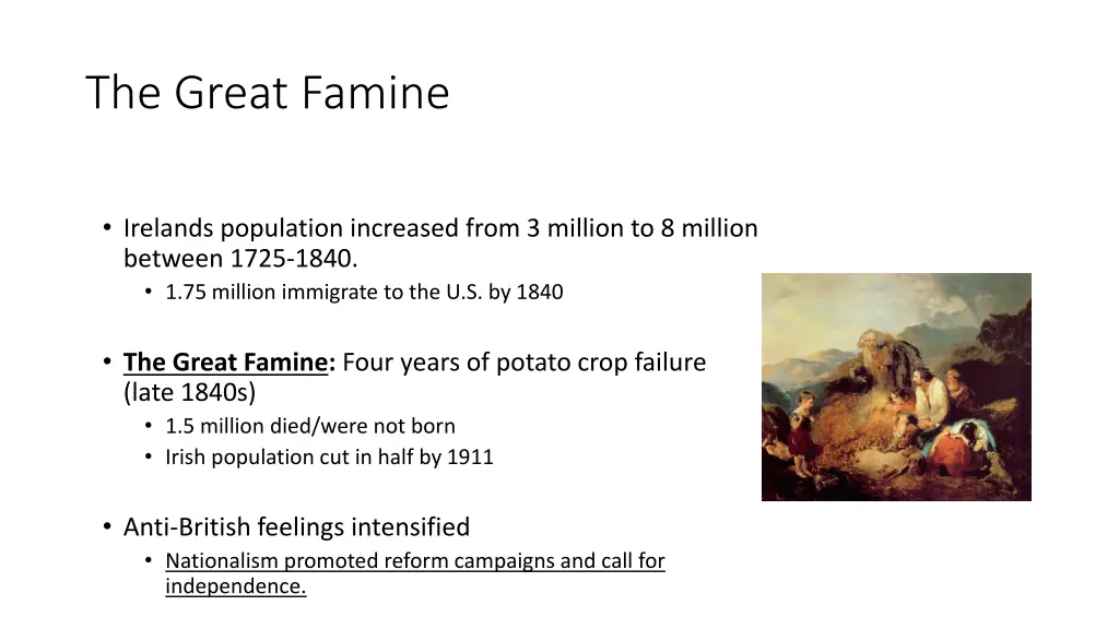 the great famine