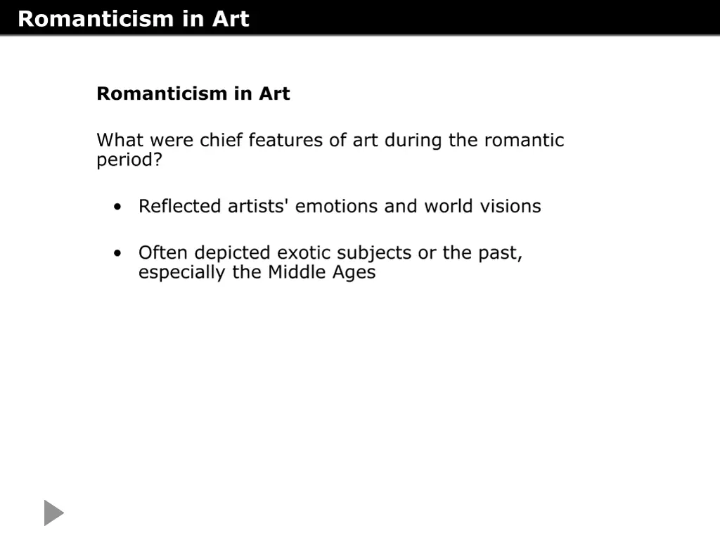 romanticism in art