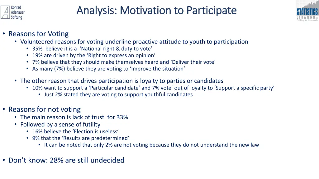 analysis motivation to participate analysis