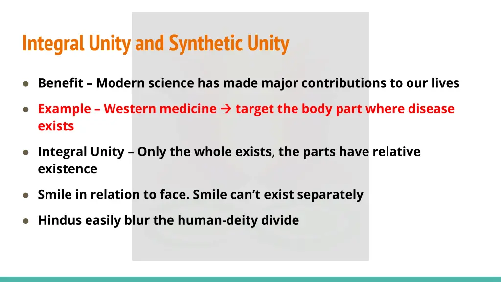 integral unity and synthetic unity 2