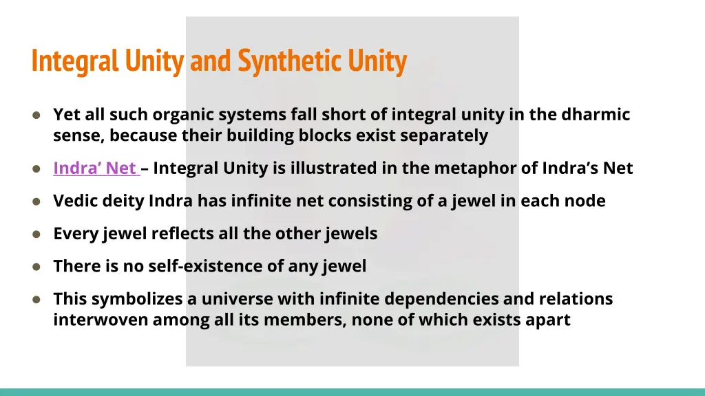 integral unity and synthetic unity 5