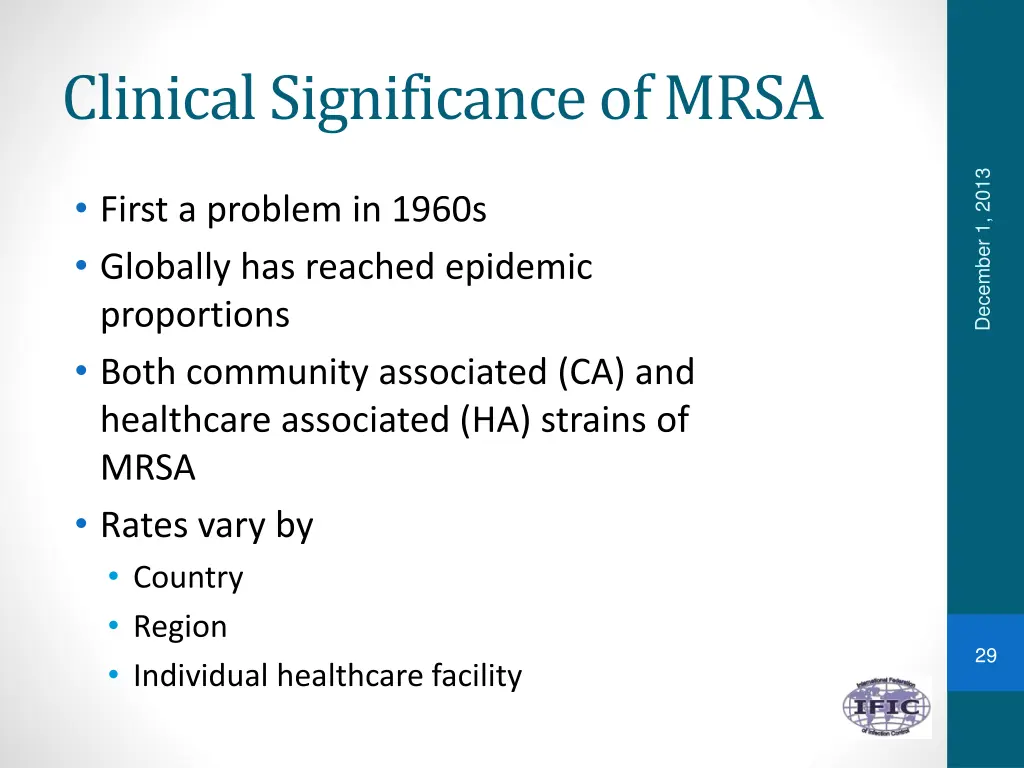 clinical significanceof mrsa